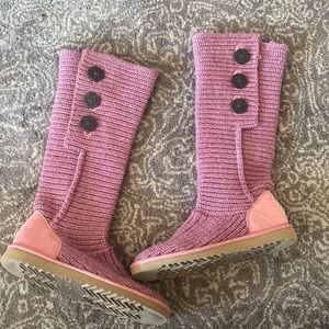 EUC UGG knit boots maybe size 9